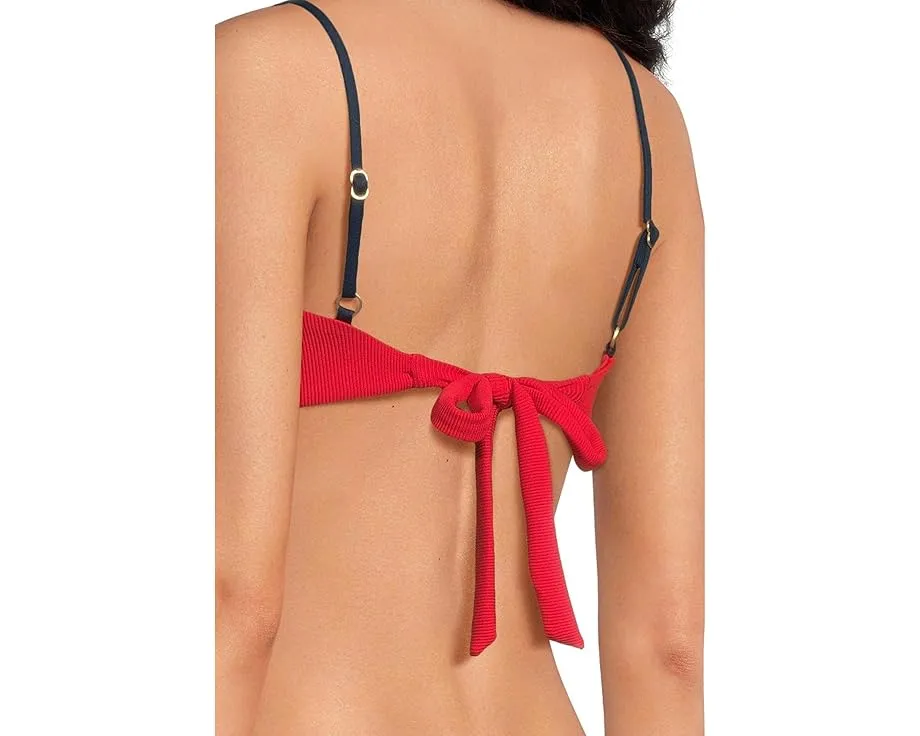 Топ для бикини L*Space Hazel Top из ребристой ткани с регулируемыми бретелями