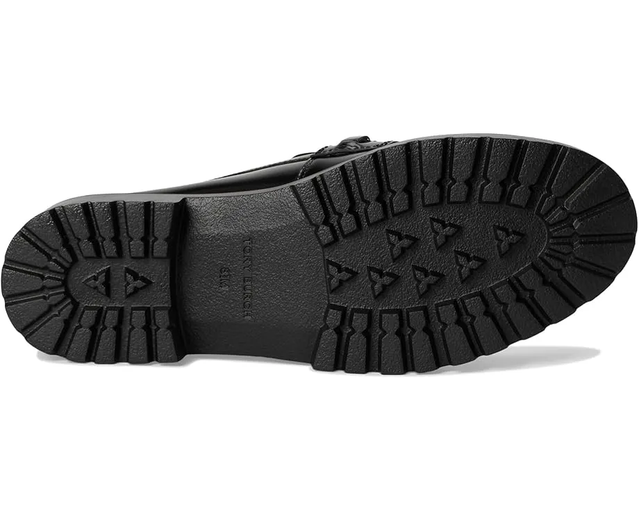 Лоферы Tory Burch Classic Embellished Lug с декором из жемчуга и металла