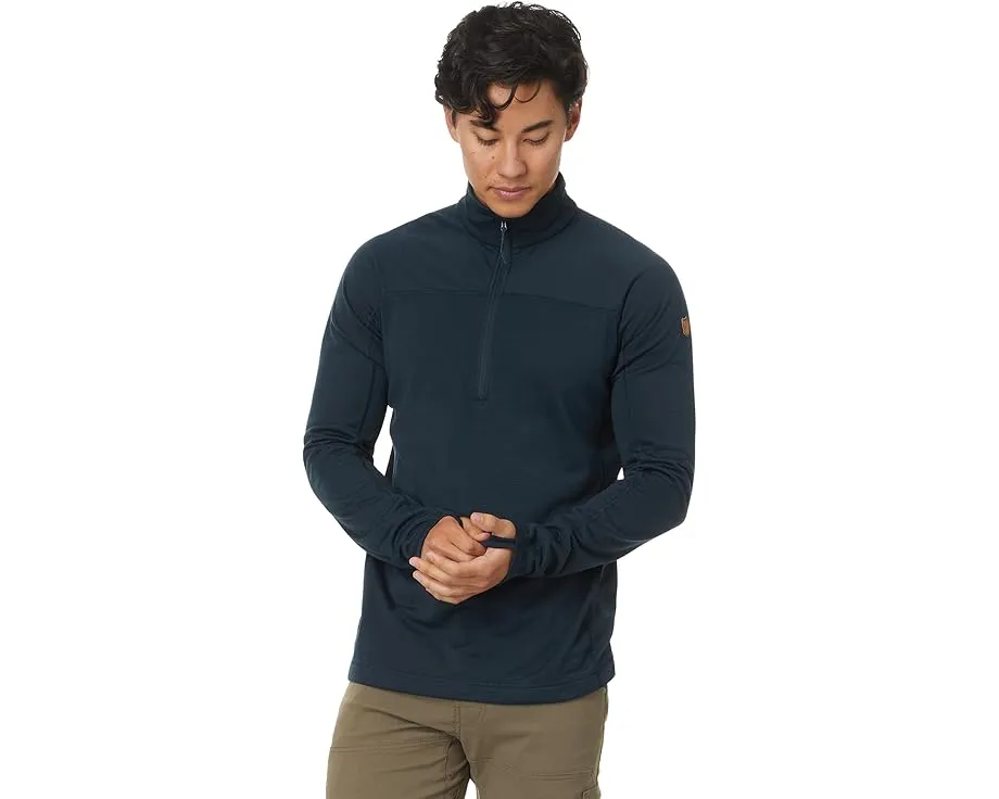 Легкая флисовая кофта Abisko Lite с полузастежкой-молнией от Fjällräven