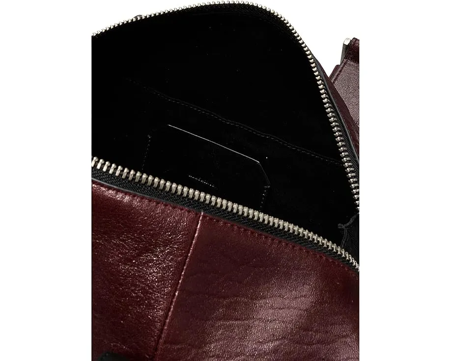 Сумка через плечо AllSaints Ares Grain в стиле дафл из кожи с регулируемым ремнем