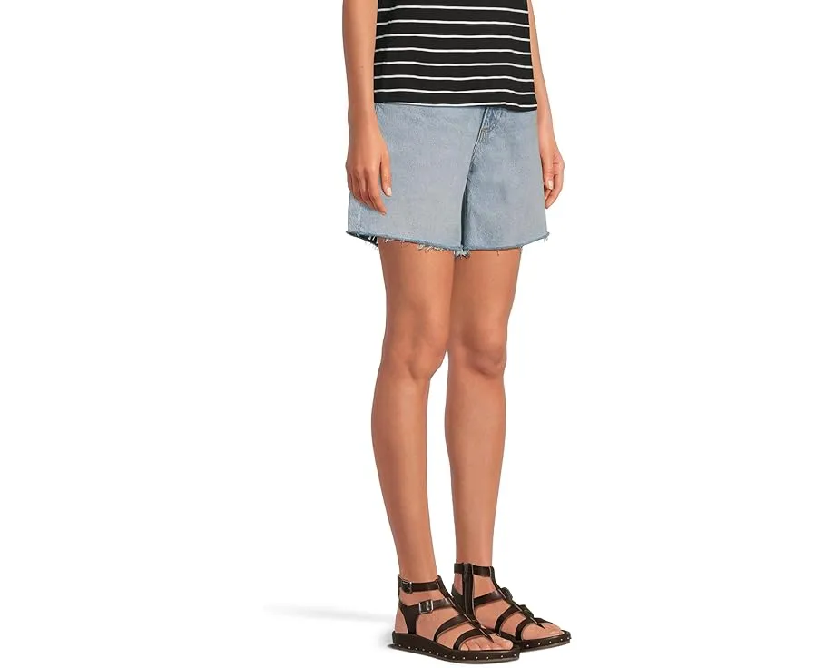 Джинсовые шорты Paige Archie Long с высокой посадкой и длиной по внутреннему шву 15 см