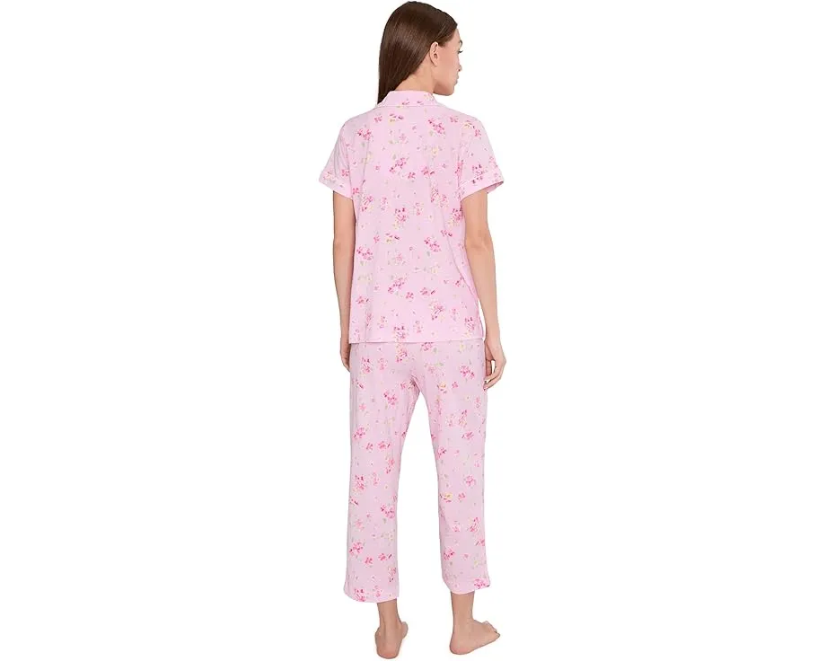 Пижамный комплект Lauren Ralph Lauren с длинными брюками из джерси
