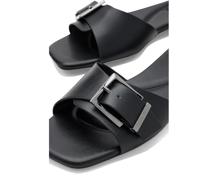 Сандалии Calvin Klein Taurie с квадратным носком и низким квадратным каблуком