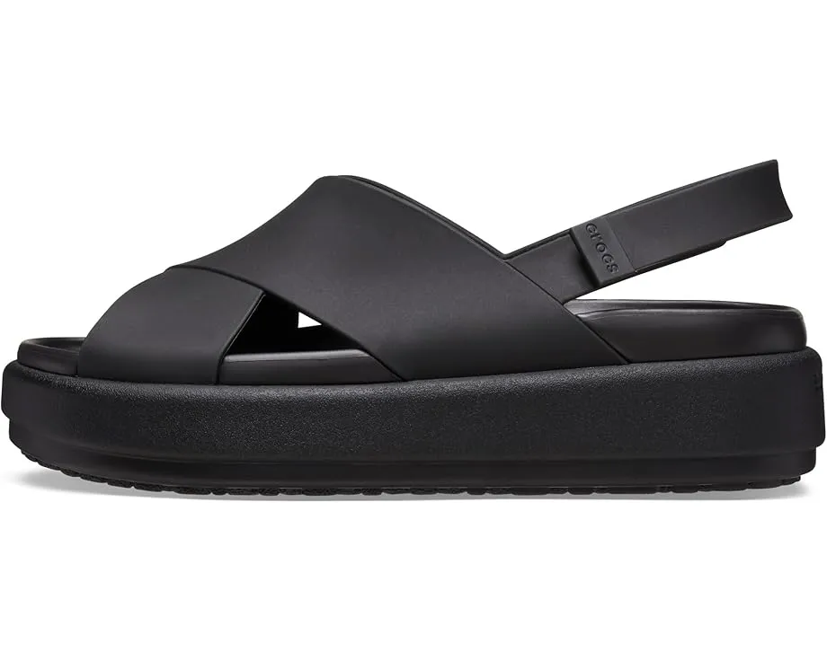 Crocs Сандалии Brooklyn Luxe Cross Strap с перекрестными лямками