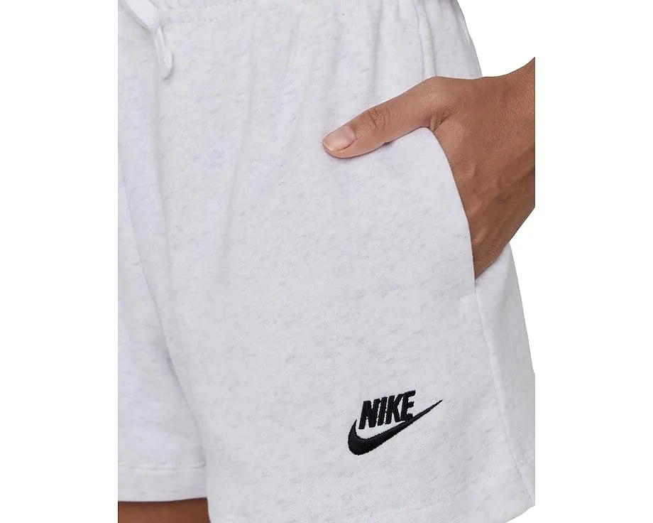 Шорты Nike Sportswear Club Fleece миди-райз с мягким флисом