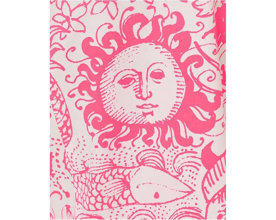 Кюлоты Mandalay Crop Pants от Lilly Pulitzer с завышенной талией и широкими брючинами