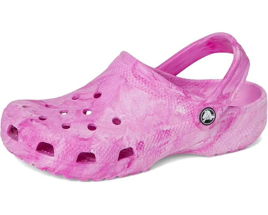 Crocs Classic Marbled Tie-Dye Clogs детские сабо в технике тай-дай
