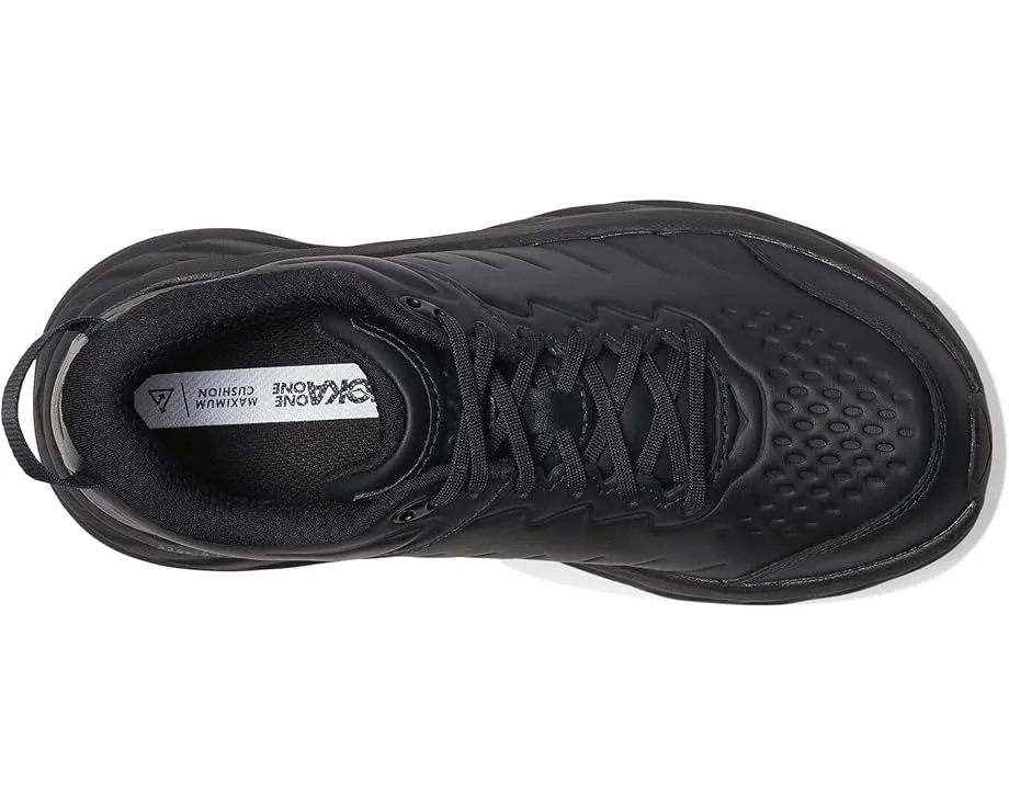 Кроссовки Hoka Bondi Slip Resistant с максимальной амортизацией и водостойкой кожей