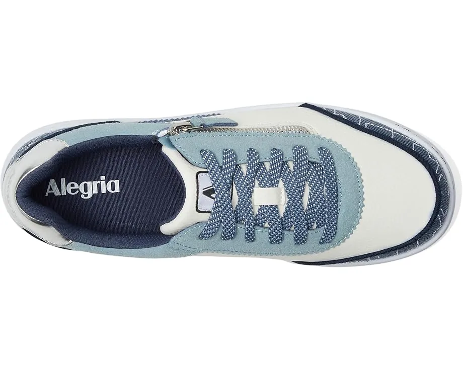 Кроссовки Alegria Averie из кожи и замши с боковой молнией