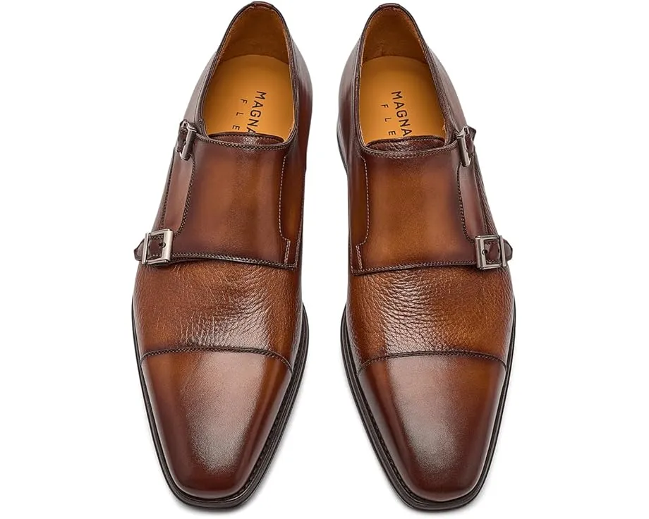 Туфли Magnanni Miura из кожи с мыском cap toe и двойной пряжкой