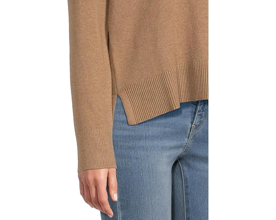 Мягкий свитер из хлопка и кашемира с воротником-гольф L.L.Bean