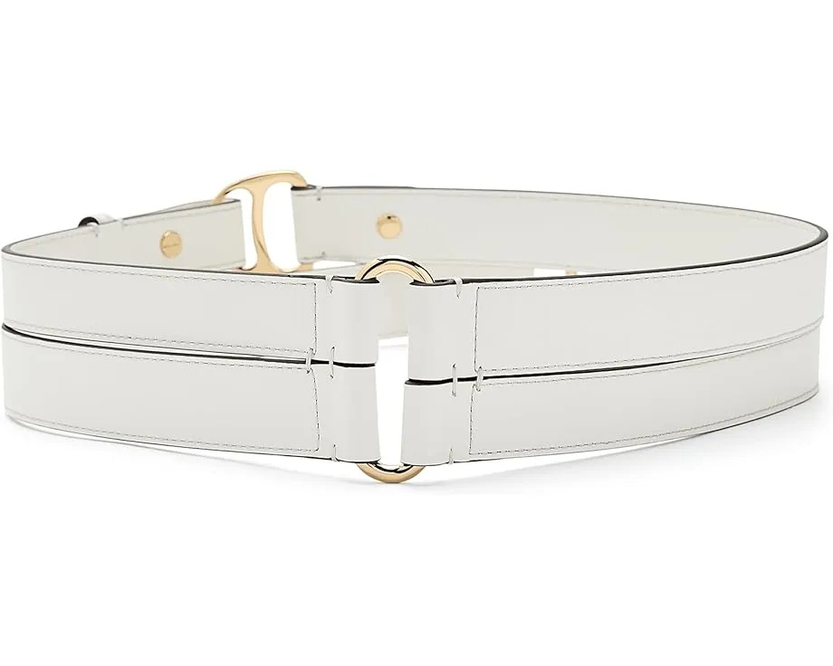 Широкий ремень Lauren Ralph Lauren Equestrian Double Wrap в конном стиле с двойной пряжкой