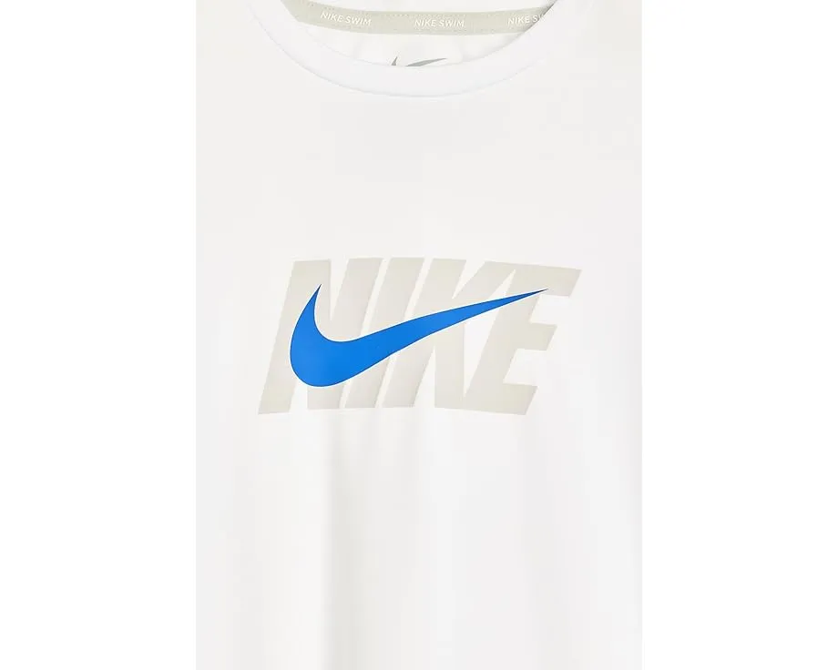 Футболка Nike Kids Hydroguard Swoosh Over с длинным рукавом и технологией Dri-FIT UV