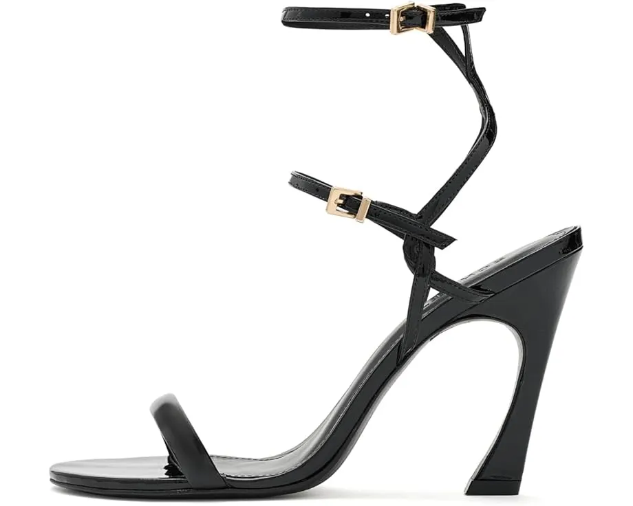 Босоножки-лодочки Schutz Carly на каблуке из лакированной кожи