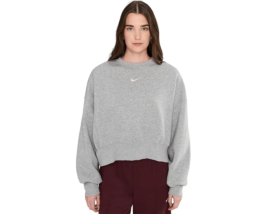 Оверсайз свитшот Nike Sportswear Phoenix Fleece с круглой горловиной