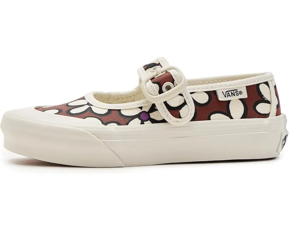 Детские туфли Mary Jane от Vans с классическим силуэтом и холщовым верхом