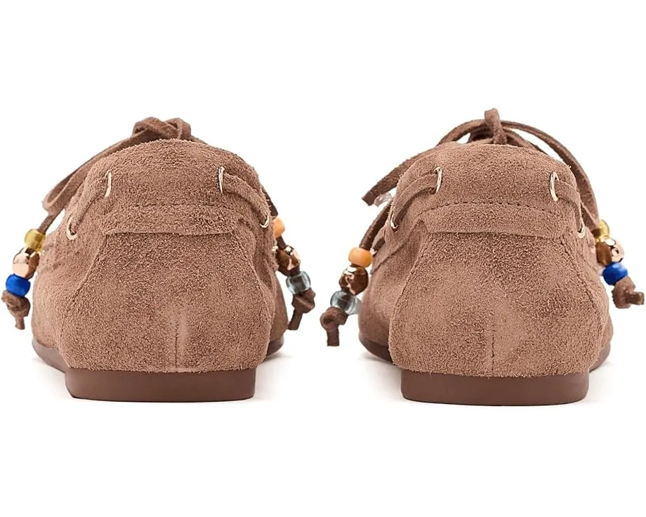 Мокасины Madewell Julien из замши с круглым носком и шнуровкой