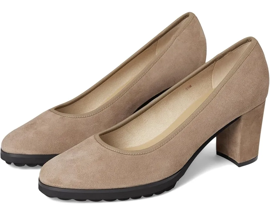 Туфли-лодочки Vaneli Dazzle на устойчивом каблуке из замши