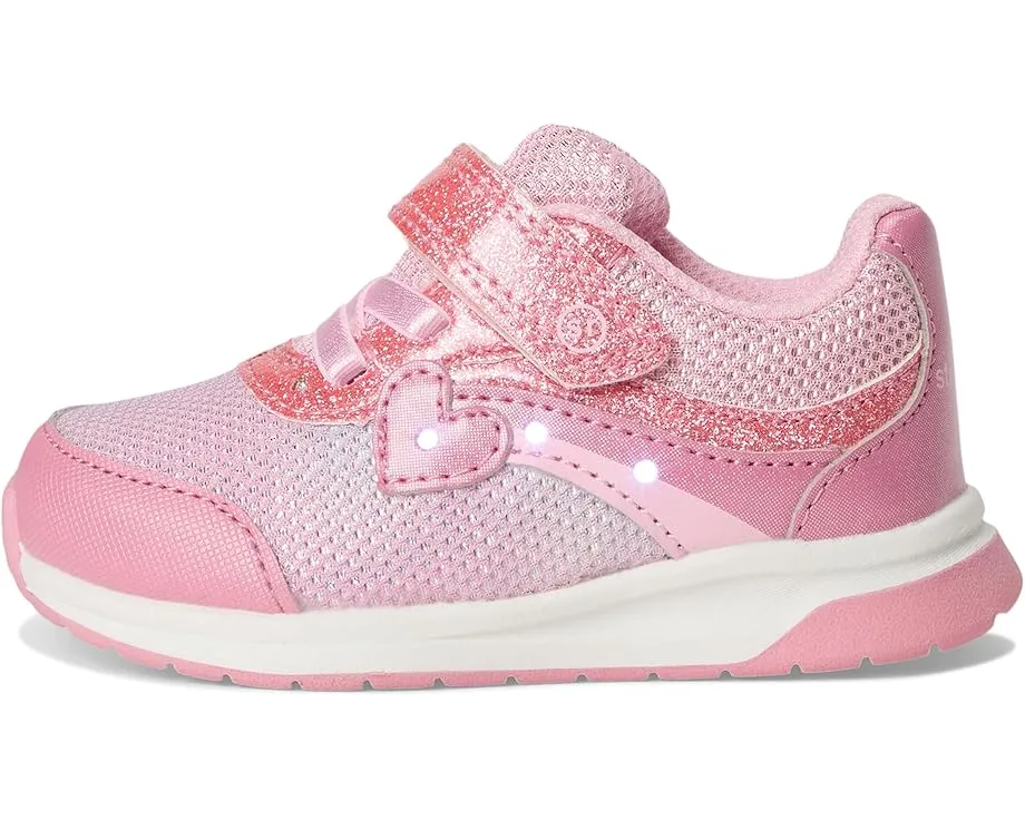 Детские кроссовки Stride Rite Sr Heart Light со светящейся подошвой и цветочным принтом