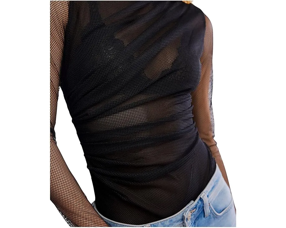 Боди Free People On My Way из мягкого сетчатого материала