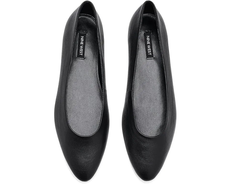 Балетки Valore Nine West из черной кожи