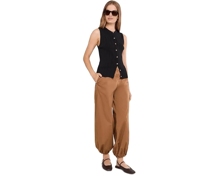 Manhattan Rib Button Cardi кардиган Sanctuary в черном цвете