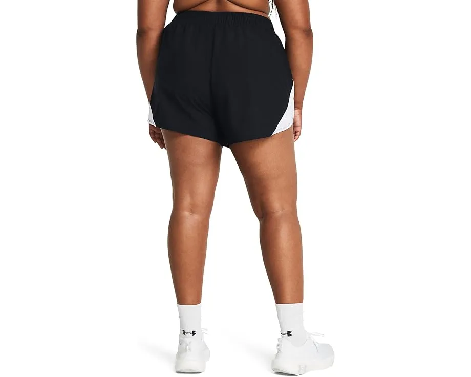 Шорты Under Armour Plus Size Fly By с эластичным поясом и карманами на молнии