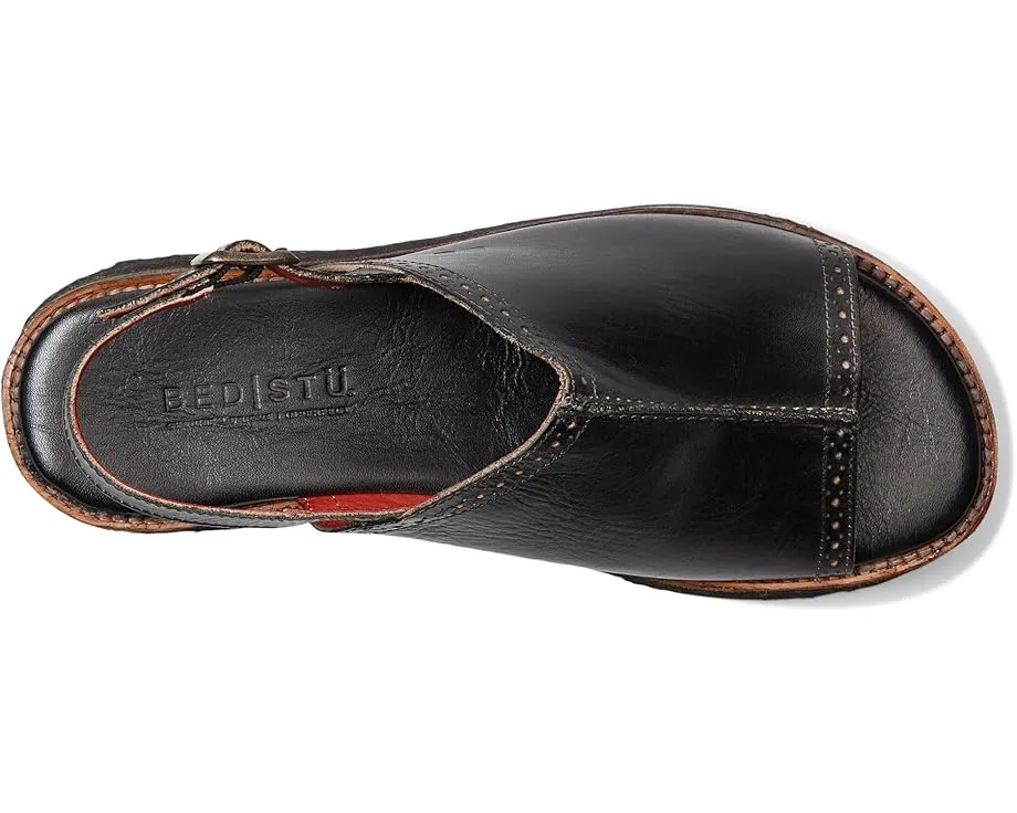 Сандалии Library от Bed Stu на платформе с ретро дизайном и регулируемым ремешком