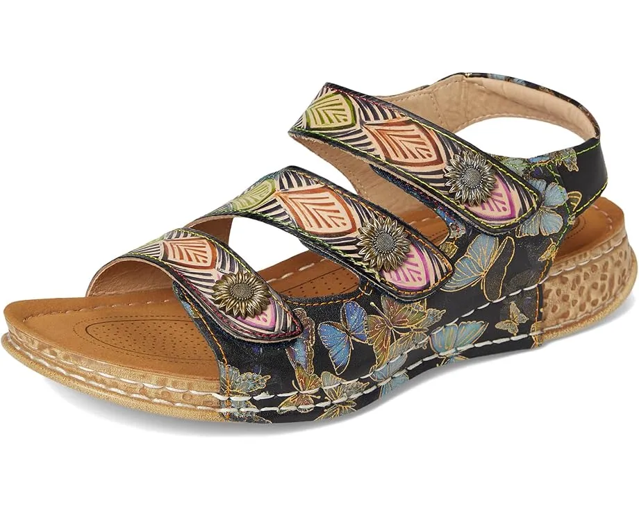 L'Artiste by Spring Step Сандалии Versa с тремя ремешками и металлическими акцентами