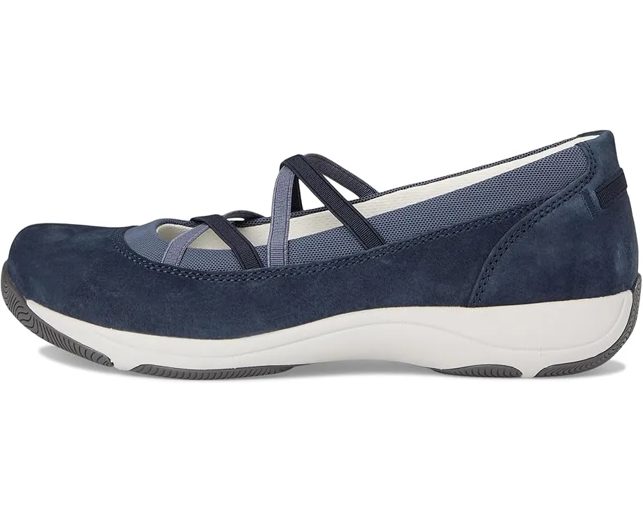 Мокасины Dansko Harper из замши с эластичными ремешками