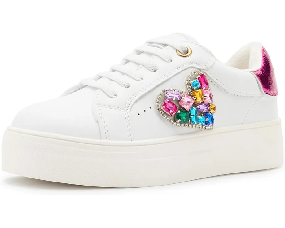Детские кеды Kurt Geiger London Mini Laney Love Heart с металлическим сердцем
