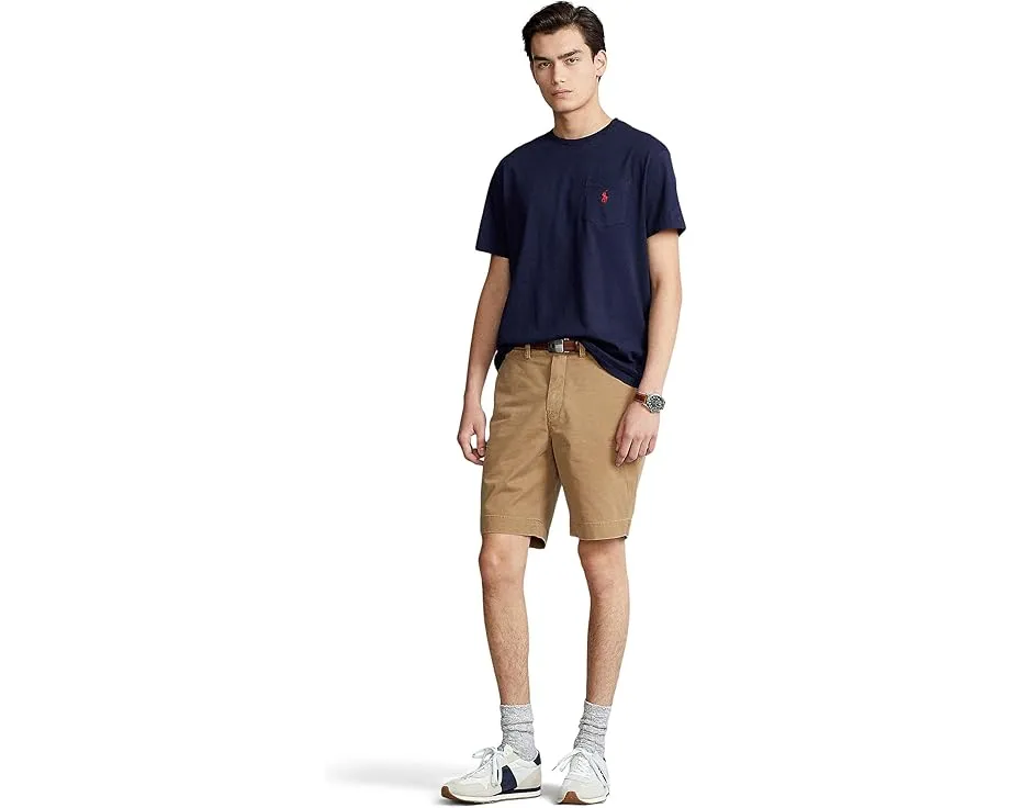 Классическая футболка Polo Ralph Lauren с карманом и вышитым пони