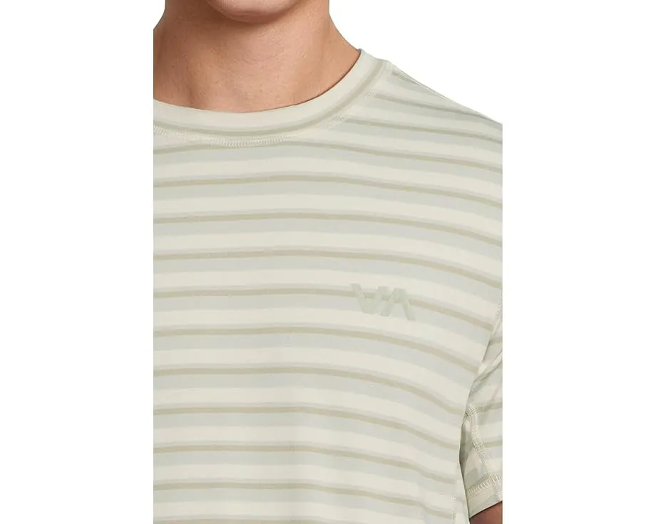 Футболка RVCA Sport Vent с полосками и влагоотводящей тканью