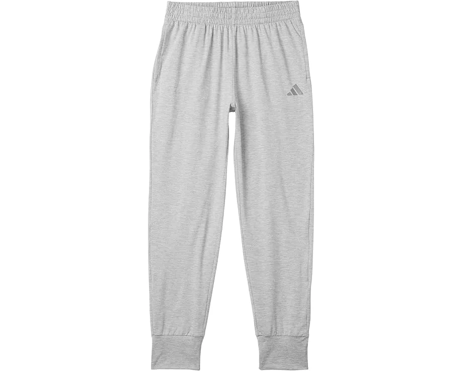 Джоггеры adidas Kids All Sport Poly Melange с эластичным поясом и карманами