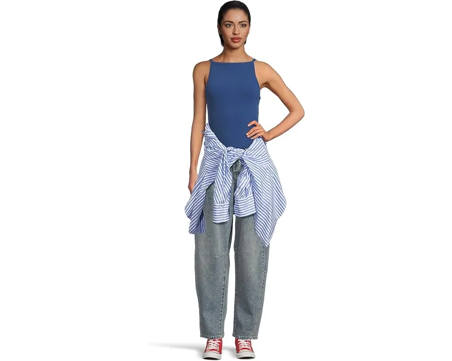 Джинсы Heartland Baggy с прямым кроем и низкой посадкой Free People