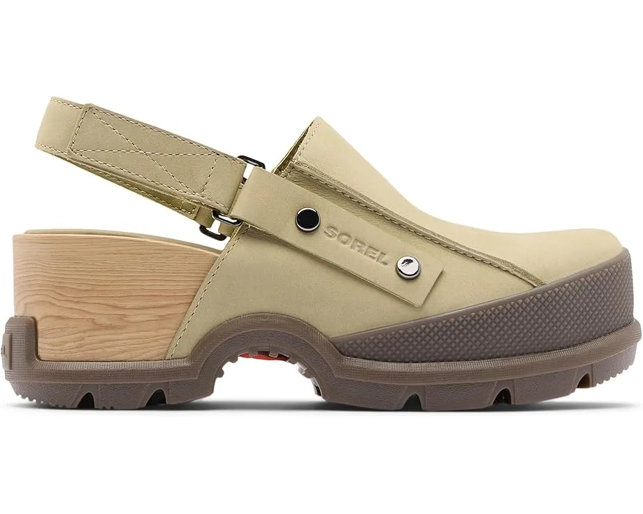 Клоги SOREL Roam’N Clog RBR из гладкой кожи с регулируемой липучкой