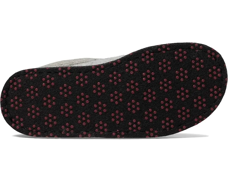 Тапочки Haflinger Songbird из вареной шерсти с противоскользящей подошвой