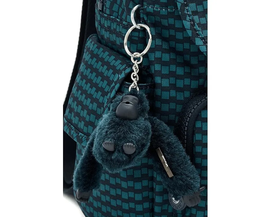 Kipling City Pack Mini Print мини-рюкзак с принтом и четырьмя отделениями