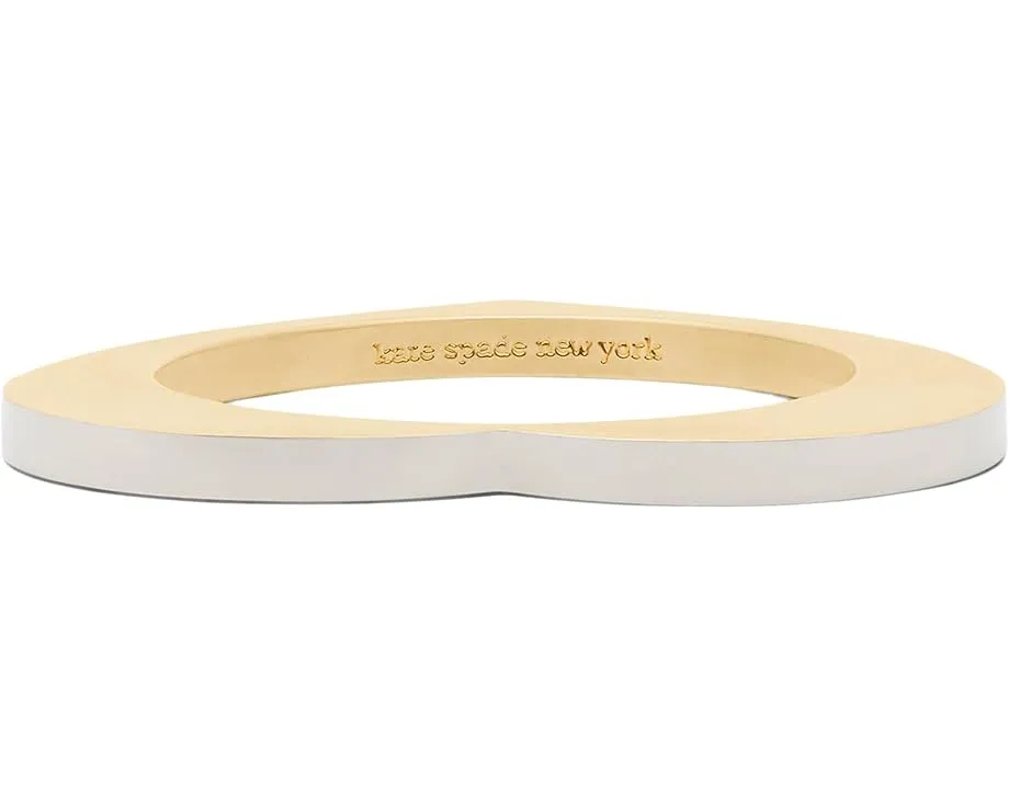 Браслет Geo Pop Heart Bangle с кубическим цирконием от Kate Spade New York