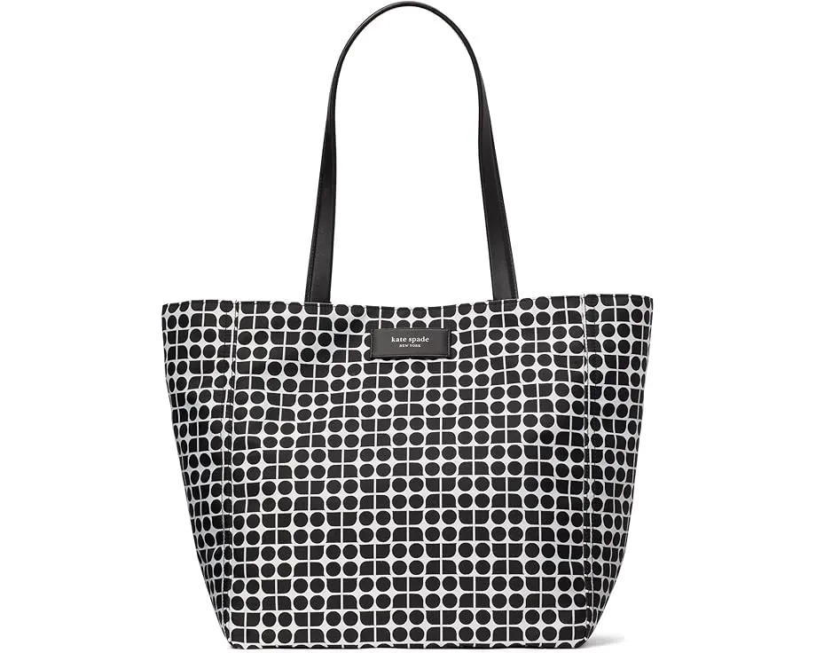 Большая сумка тоут Noel с принтом из ткани Kate Spade New York и тремя карманами