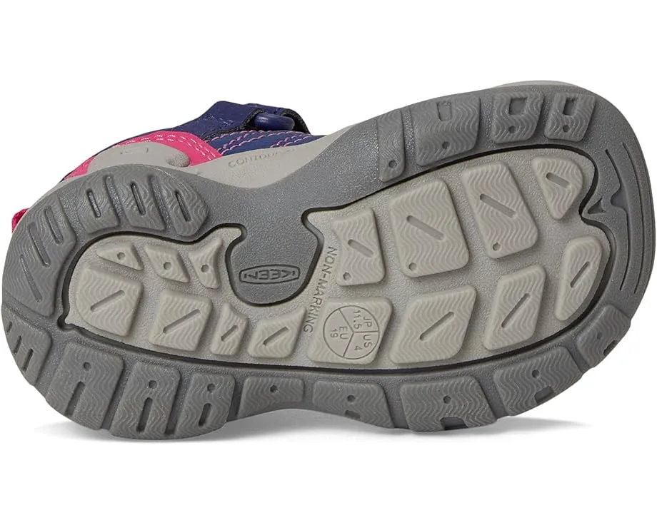 Детские сандалии KEEN Knotch Peak с широкой липучкой и эргономичным вырезом