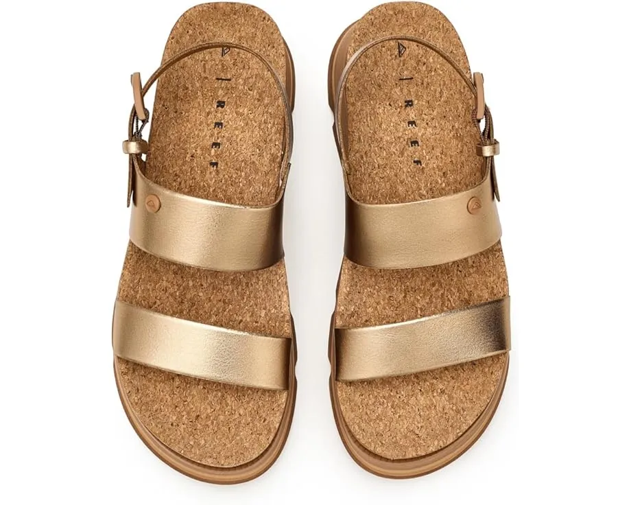 Сандалии Reef Vista Luxe Liah на платформе с регулируемой пряжкой и стелькой из пробки