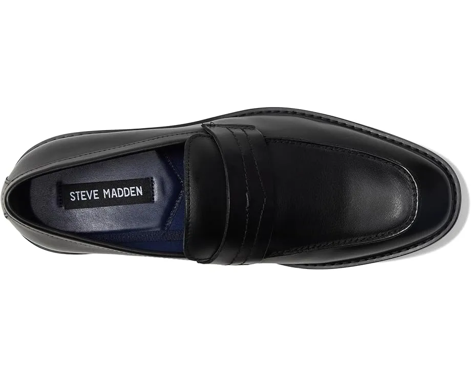 Лоферы Steve Madden Mammoth из кожи с квадратным каблуком