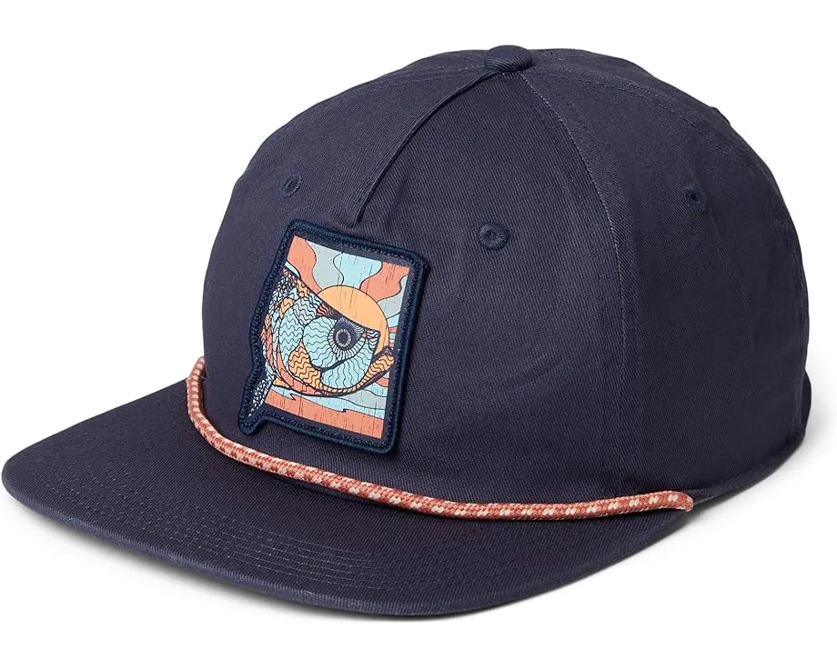 Бейсболка Columbia PFG Back Tack Snap Back из хлопка с регулируемой застежкой