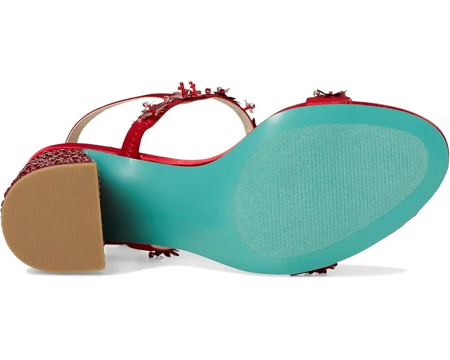 Босоножки на устойчивом каблуке Blue by Betsey Johnson Drue с ремешком и открытым носком