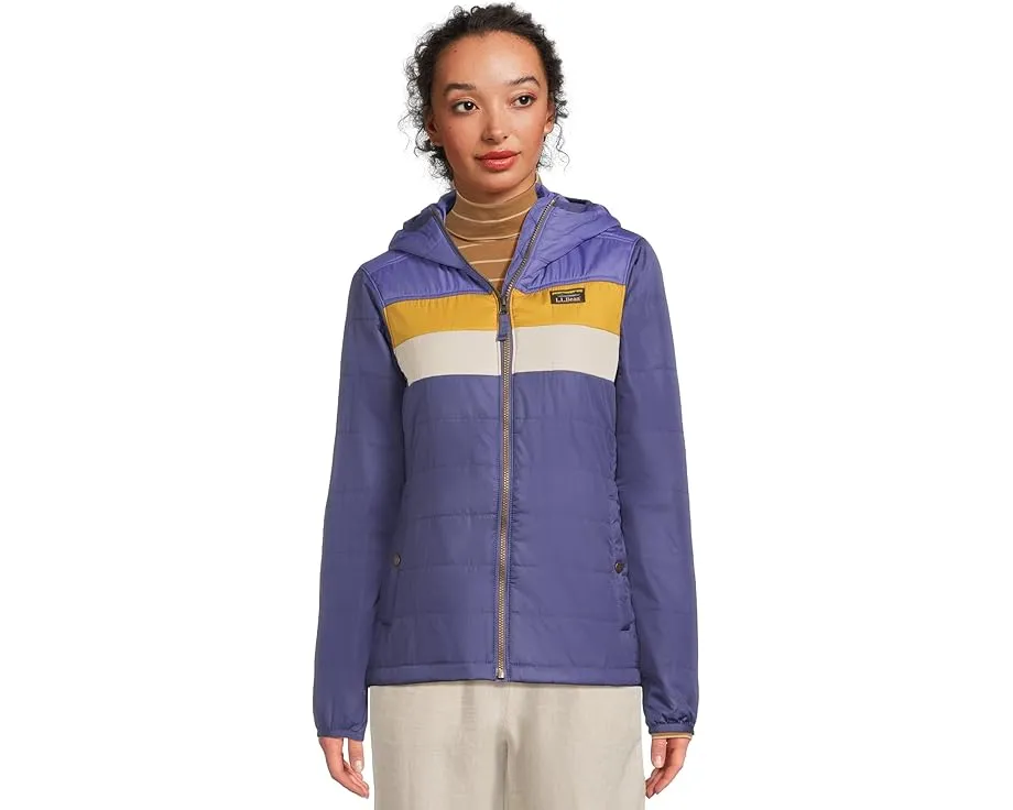 Пуховик L.L.Bean Mountain Classic с капюшоном Color Block