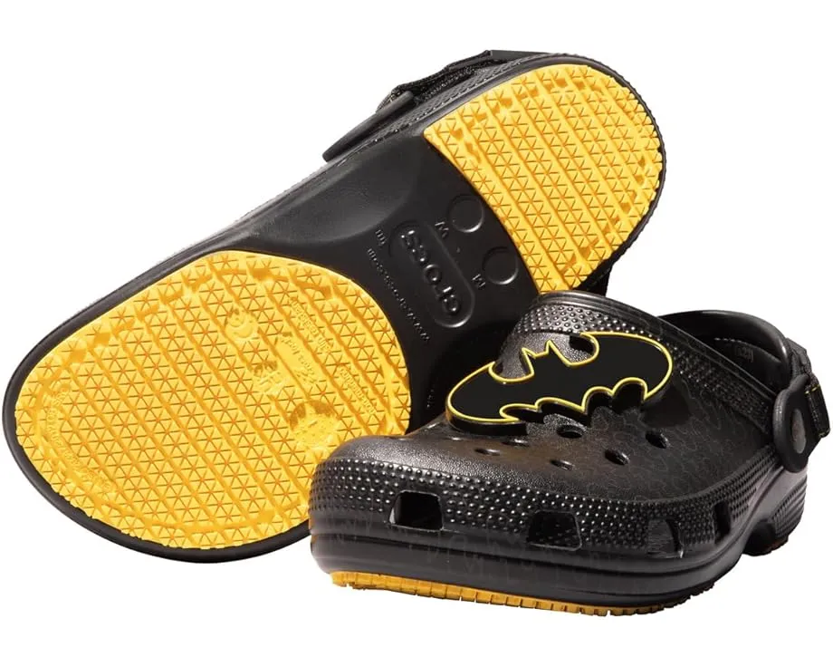 Кроксы Crocs Batman с регулируемым ремешком и противоскользящей подошвой
