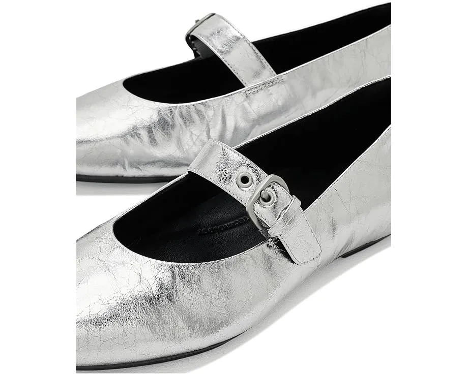 FitFlop Delicato Metallic Mary Janes на плоском ходу