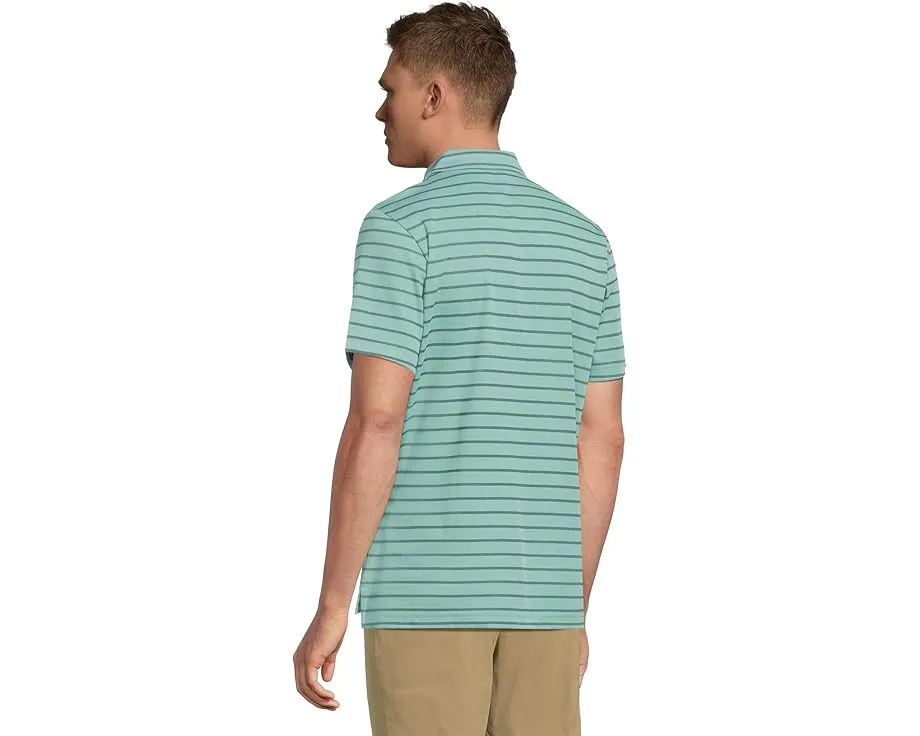 Поло L.L.Bean Comfort Stretch Performance в полоску с коротким рукавом и эластичной тканью пике