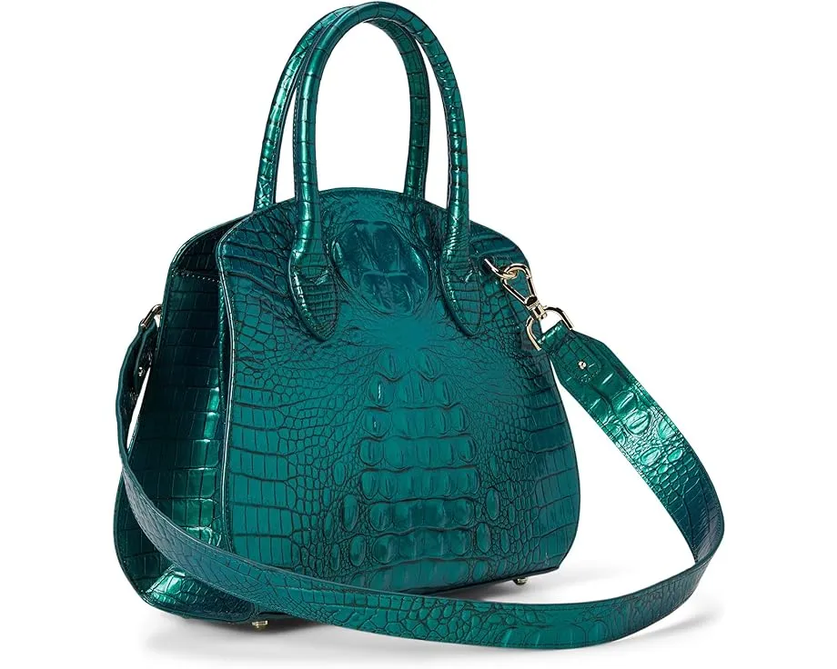 Brahmin сумка-сатчел Rosetta с двойными ручками и широким ремнем